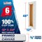 12 x 48 inch Stretched Canvas 12-Ounce Triple Primed, 6-Pack - Professional Artist Quality White Blank 3/4" Profile, 100% Cotton, Heavy-Weight Gesso
